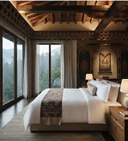 Heritage suite with valley-facing windows